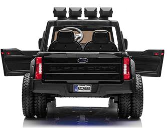 Ford Super Duty Truck m/Lithium  + 4xMotor + Gummihjul + Skumsäte Svart-7