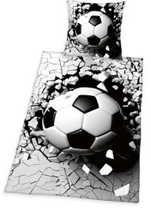 Fotboll 3D-sängkläder – 100 procent bomull