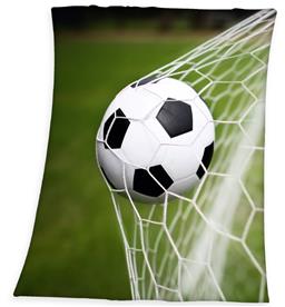 Fotboll Fleecefilt - 130 x 160 cm