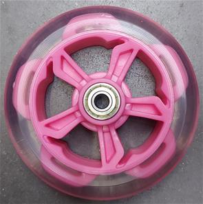 Framhjul Pink för MCU-Sport Elsparkcykel LED 14.4V/21,6V