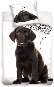 French Bulldog Sänglinne 140 x 200, 100 procent bomull