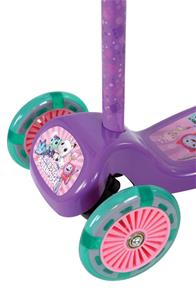 Gabby's Dollhouse Tilt and Turn trehjulig sparkcykel m/LED-5