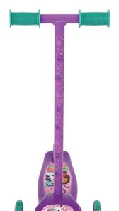 Gabby's Dollhouse Tilt and Turn trehjulig sparkcykel m/LED-6