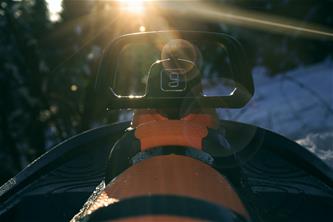 Galactus Double Pulka med Ratt, Lava Orange-10