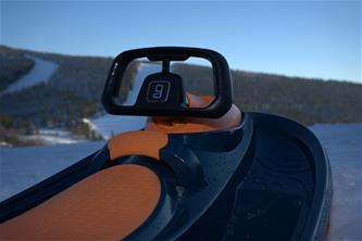 Galactus Double Pulka med Ratt, Lava Orange-11