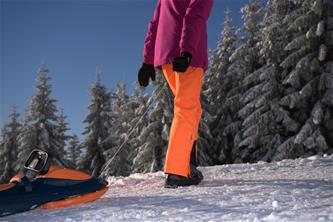 Galactus Double Pulka med Ratt, Lava Orange-12