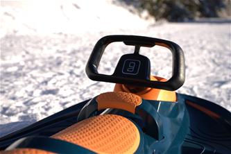 Galactus Double Pulka med Ratt, Lava Orange-3