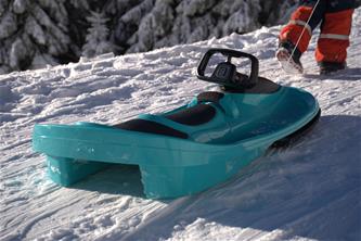 Galactus Double Pulka med Ratt, Polar blue-10