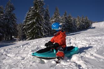 Galactus Double Pulka med Ratt, Polar blue-8