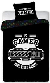 Gamer-sängkläder 140x200 cm – 100 procent bomull