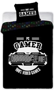 Gamer-sängkläder 140x200 cm – 100 procent bomull