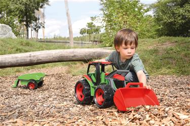 GIGA TRUCKS med skopa och trailer, 108cm-3