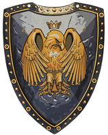 Golden Eagle Ridder Skumsköld 42 x 31,5 cm 2 lager
