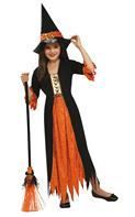 Gothic Häxa Halloween utklädningskläder till barn