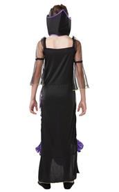 Gothic Vampyr Lila Mantel/klänning Halloween utklädning till barn-3