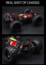 Guokai 1:16 4WD ATV Radiostyrd  Off-Road  2,4Ghz 35 km/h, Blå-7