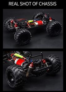 Guokai 1:16 4WD ATV Radiostyrd  Off-Road  2,4Ghz 35 km/h, Röd-7