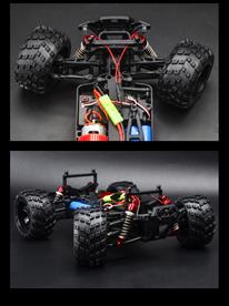 Guokai 1:16 4WD MonsterTruck Radiostyrd  Off-Road  2,4Ghz 35 km/h, Blå-7