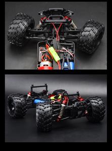 Guokai 1:16 4WD MonsterTruck Radiostyrd  Off-Road  2,4Ghz 35 km/h, Blå-7