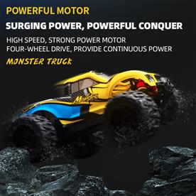 Guokai 1:16 4WD MonsterTruck Radiostyrd  Off-Road  2,4Ghz 35 km/h, Gul-4