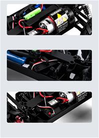 Guokai 1:16 4WD MonsterTruck Radiostyrd  Off-Road  2,4Ghz 35 km/h, Lila-5
