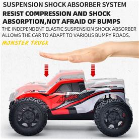 Guokai 1:16 4WD MonsterTruck Radiostyrd  Off-Road  2,4Ghz 35 km/h, Röd-2