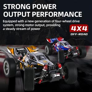 Guokai Off-Road Buggy 1:16 Brushless 4WD Radiostyrd  2,4Ghz 35 km/h, Blå-3