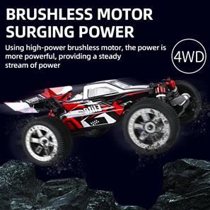 Guokai Off-Road Buggy 1:16 Brushless 4WD Radiostyrd  2,4Ghz 35 km/h, Blå-4