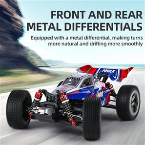 Guokai Off-Road Buggy 1:16 Brushless 4WD Radiostyrd  2,4Ghz 35 km/h, Blå-5