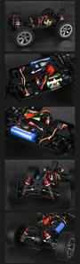 Guokai Off-Road Buggy 1:16 Brushless 4WD Radiostyrd  2,4Ghz 35 km/h, Röd-10