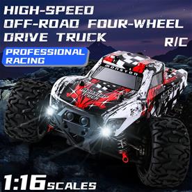 Guokai Monstertruck 1:16 Brushless 4WD Radiostyrd  2,4Ghz 35 km/h, Röd-2