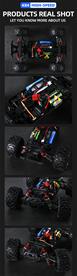 Guokai Monstertruck 1:16 Brushless 4WD Radiostyrd  2,4Ghz 35 km/h, Blå-11