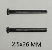 Guokai screws 2,5X26 MM (2 st)