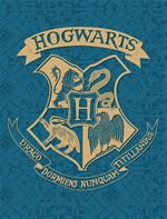 Harry Potter Blåt Fleecefilt - 130 x 170 cm