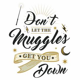 Harry Potter MUGGLES QUOTE Wallstickers-3