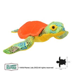 Havssköldpadda Gosedjur 30x36 cm - All About Nature-2