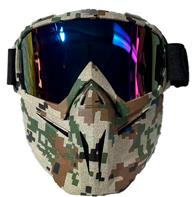 Hel ansiktsmask för gelblaster, Camo