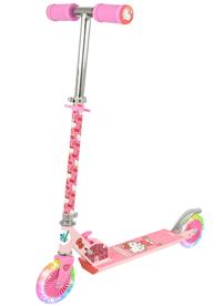 Hello Kitty Hopfällbar Sparkcykel med LED-ljushjul