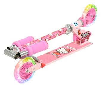 Hello Kitty Hopfällbar Sparkcykel med LED-ljushjul-2