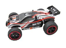 High Speed Radiostyrd Truggy 1:18 2.4G, Svart/Röd