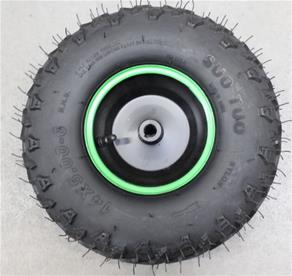 Hjul Komplett Grön bak till Renegade Brushless 1060W 36V Brushless