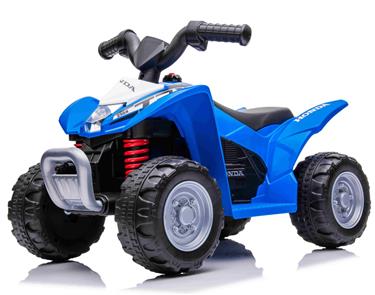 Honda TRX250X EL-ATV för barn med 7,2V Lithium + Lädersäte, Blå