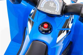 Honda TRX250X EL-ATV för barn med 7,2V Lithium + Lädersäte, Blå-3