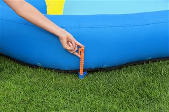 Hoppborg Mega Vattenland  ''Mount Splashblast'' 435 x 286 x 267 cm-9