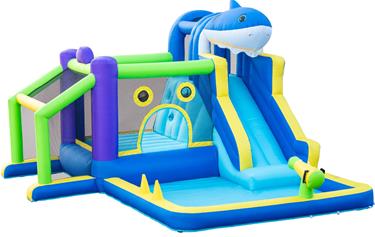 Hoppborg Mega Vattenland  ''Shark'' 405 x 345 x 254 cm