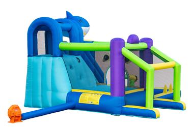Hoppborg Mega Vattenland  ''Shark'' 405 x 345 x 254 cm-10