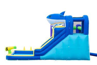 Hoppborg Mega Vattenland  ''Shark'' 405 x 345 x 254 cm-6