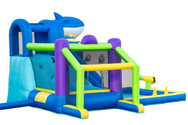 Hoppborg Mega Vattenland  ''Shark'' 405 x 345 x 254 cm-9
