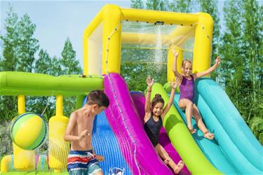 Hoppborg Mega Vattenland ''Splash Course'' 710 x 310 x 265 cm-3