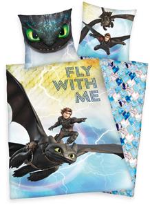 How to Train Your Dragon ''Fly with me'' Påslakanset 135x200 cm